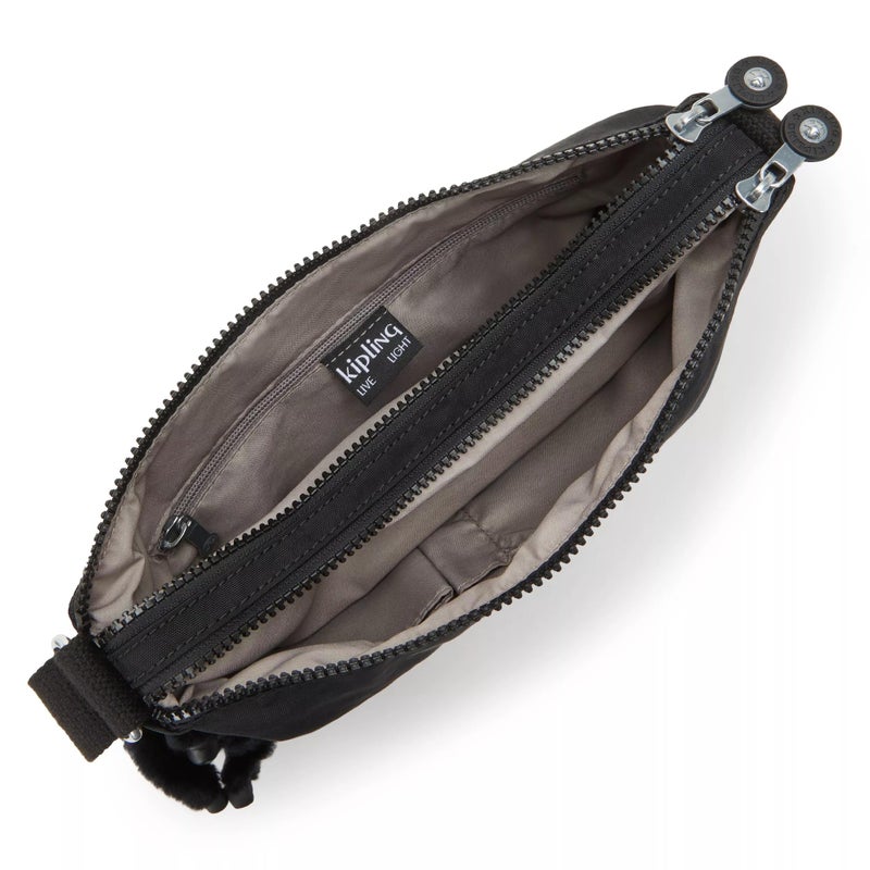 KIPLING KIPLING Kipling womens WomenÃ‚â€™s Alvar Bag, Super Light, Durable Messenger Bag, Nylon Shoulder Crossbody Bag, Black Noir, Medium US - Image 3